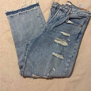 Levi's Distressed Blue Jeans